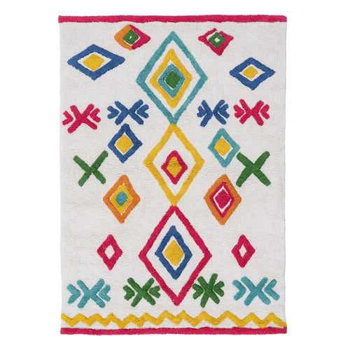 ALFOMBRA �TNICO ALGOD�N INFANTIL 135 X 100 CM