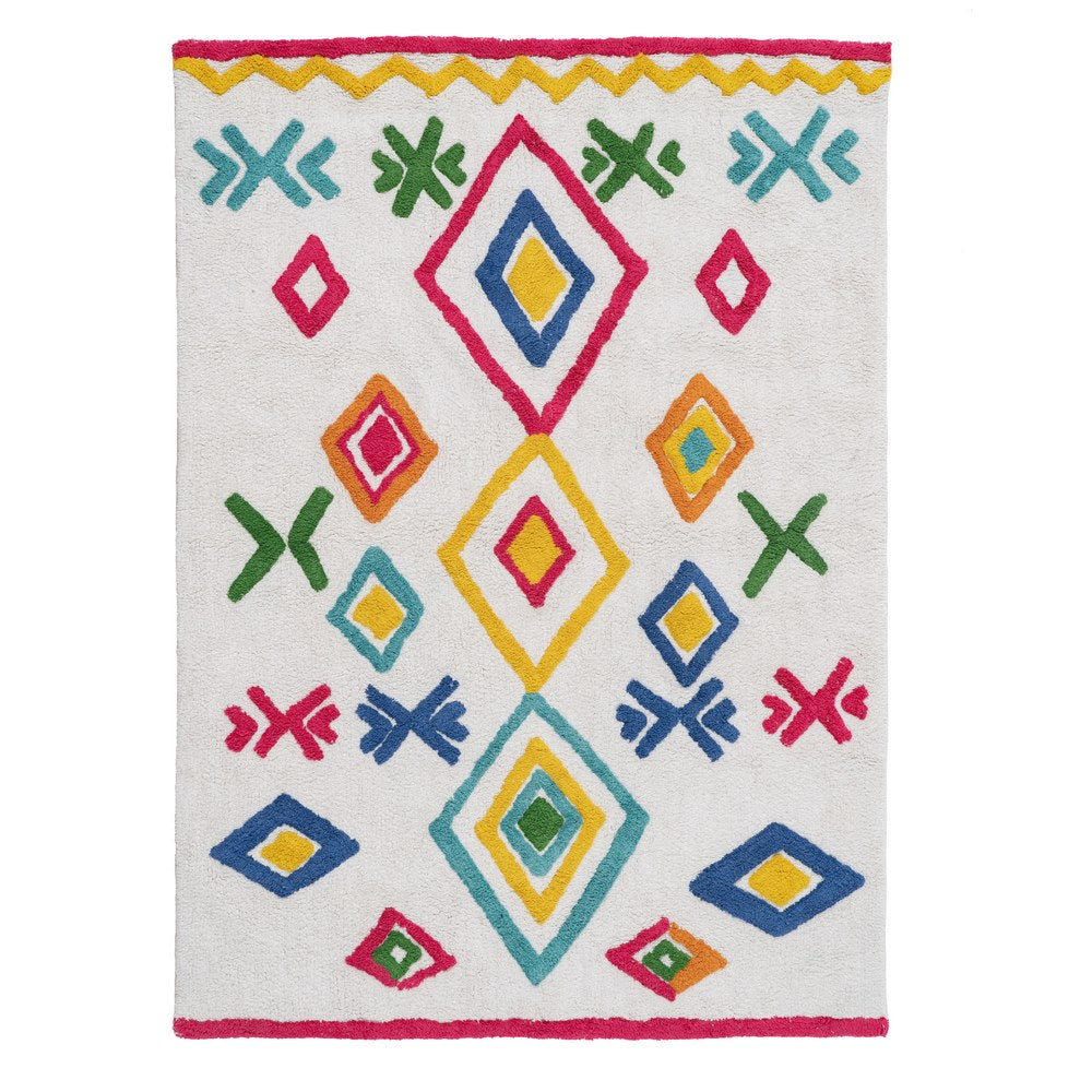 ALFOMBRA �TNICO ALGOD�N INFANTIL 160 X 120 CM
