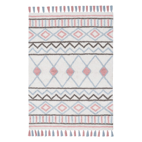 ALFOMBRA �TNICO ALGOD�N INFANTIL 160 X 120 CM