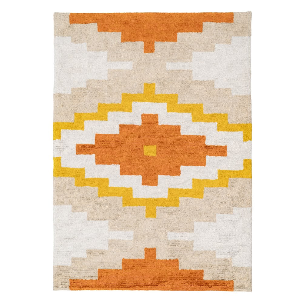 ALFOMBRA AZTECA ALGOD�N INFANTIL 160 X 120 CM