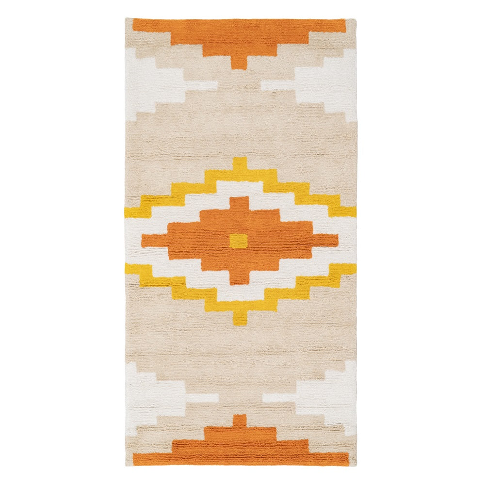 AZTEC COTTON RUG FOR CHILDREN 175 X 90 CM