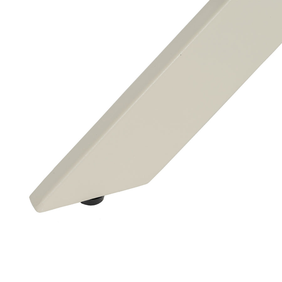 MESA COMEDOR NATURAL-CREMA DM-METAL 120 X 120 X 75 CM