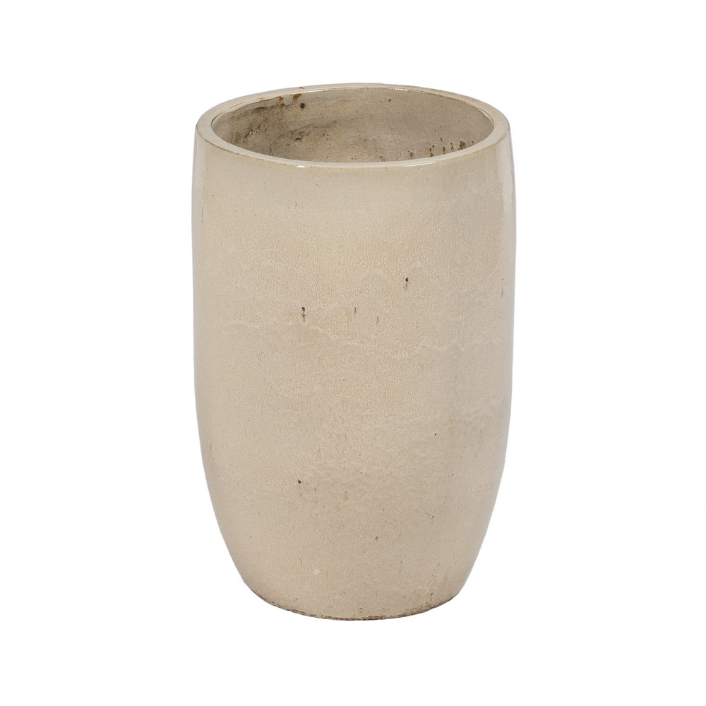 S/2 JARRONES CREMA CERÁMICA DECORACIÓN 52 X 52 X 80 CM