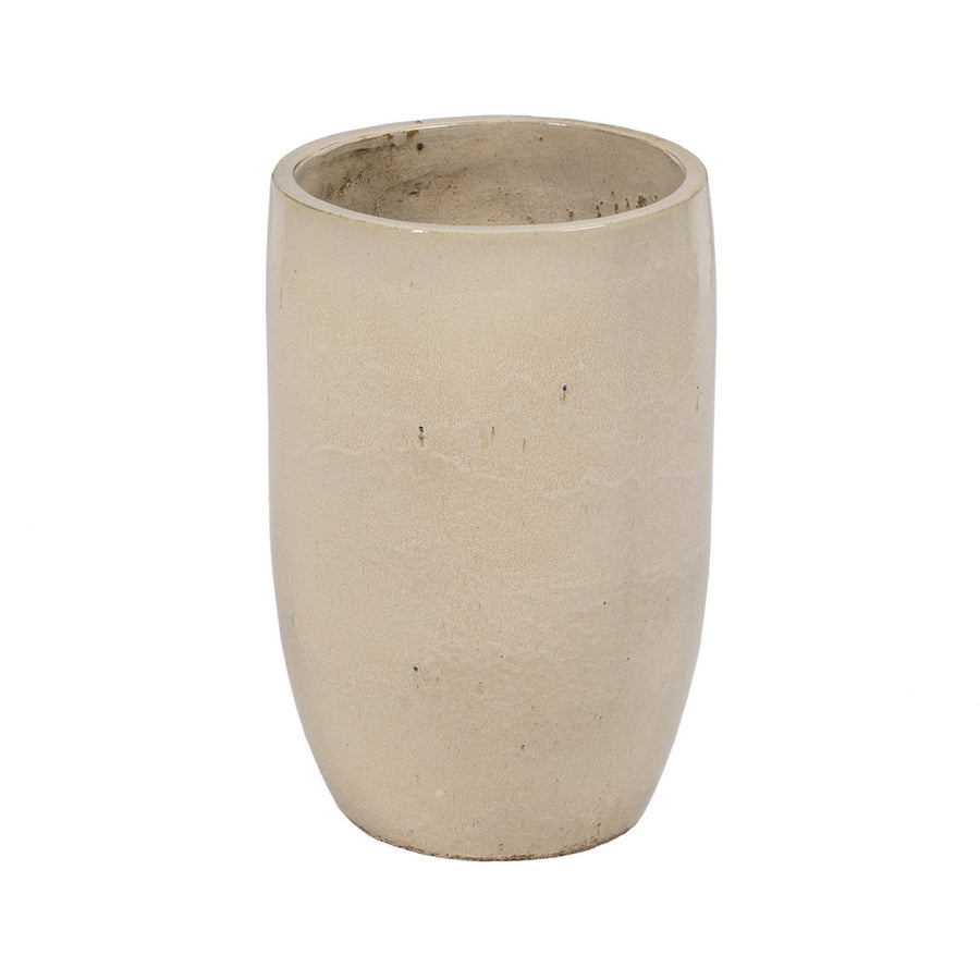 S/2 CREAM CERAMIC VASES DECORATION 52 X 52 X 80 CM