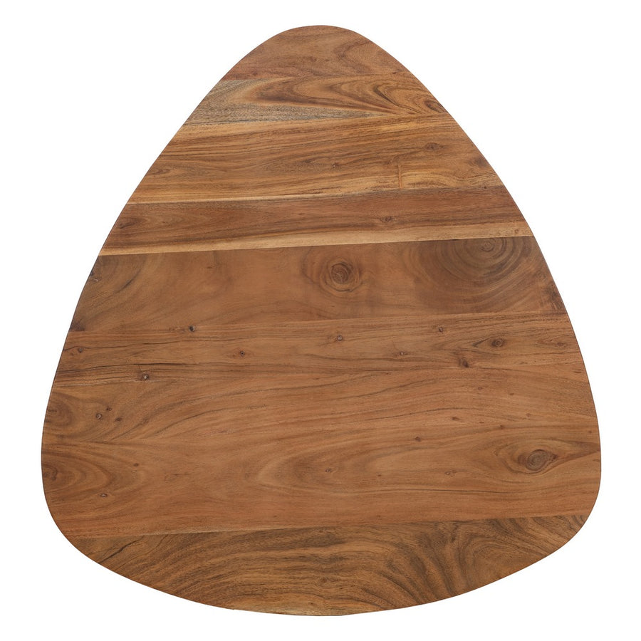 S/3 MESA CENTRO NATURAL MADERA-METAL 86 X 81 X 43 CM