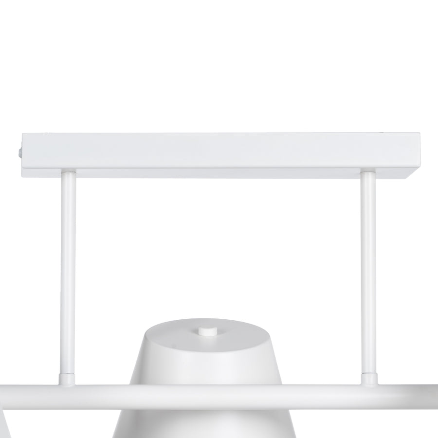 LÁMPARA TECHO BLANCO METAL ILUMINACIÓN 62,50 X 38 X 27,50 CM