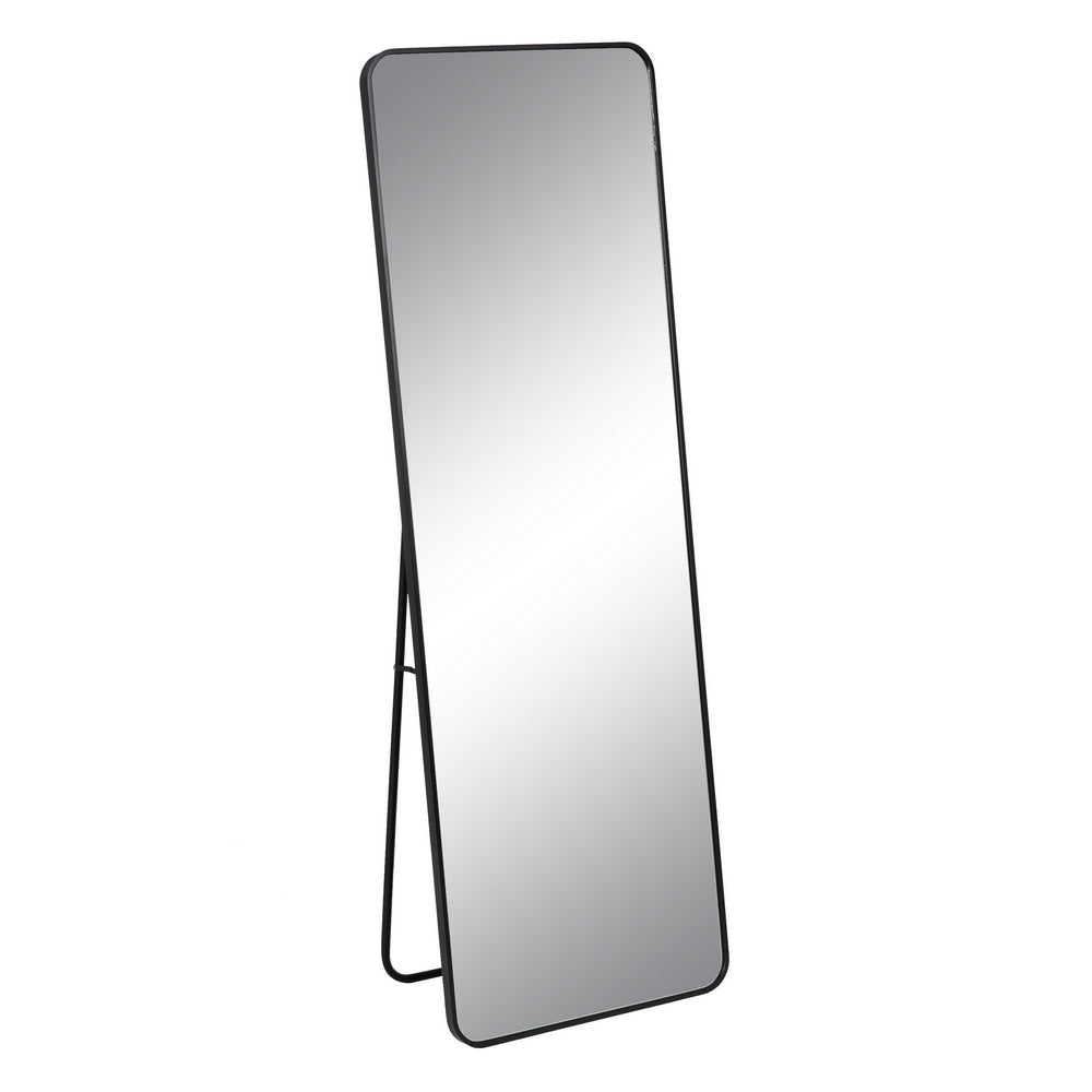 ESPEJO VESTIDOR NEGRO ALUMINIO-CRISTAL 56 X 3 X 165 CM
