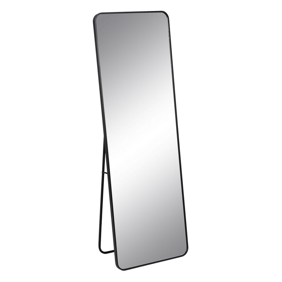 ESPEJO VESTIDOR NEGRO ALUMINIO-CRISTAL 56 X 3 X 165 CM