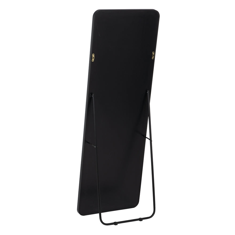 ESPEJO VESTIDOR NEGRO ALUMINIO-CRISTAL 56 X 3 X 165 CM