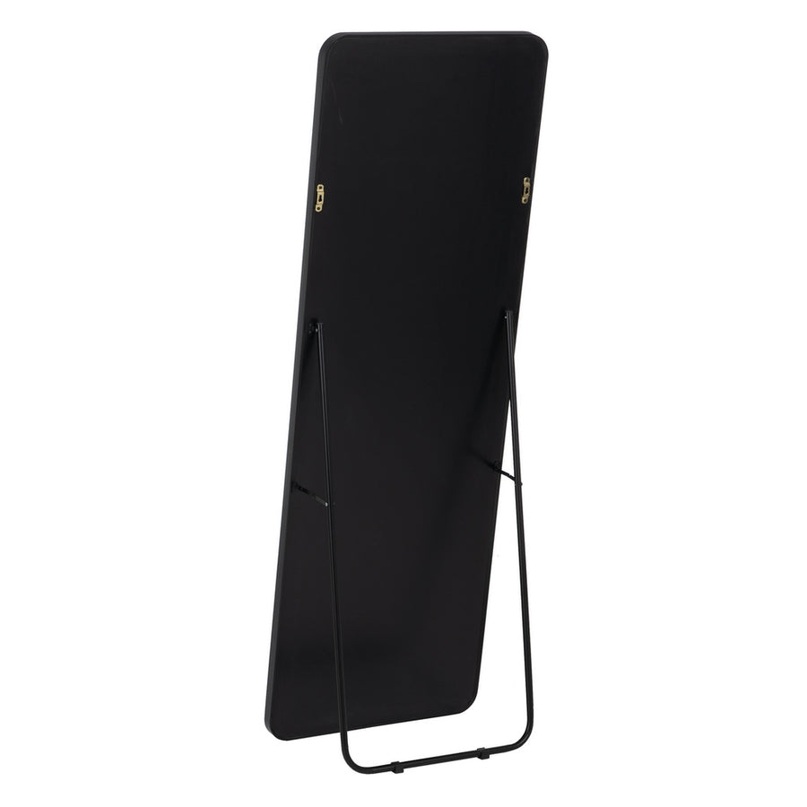 ESPEJO VESTIDOR NEGRO ALUMINIO-CRISTAL 56 X 3 X 165 CM