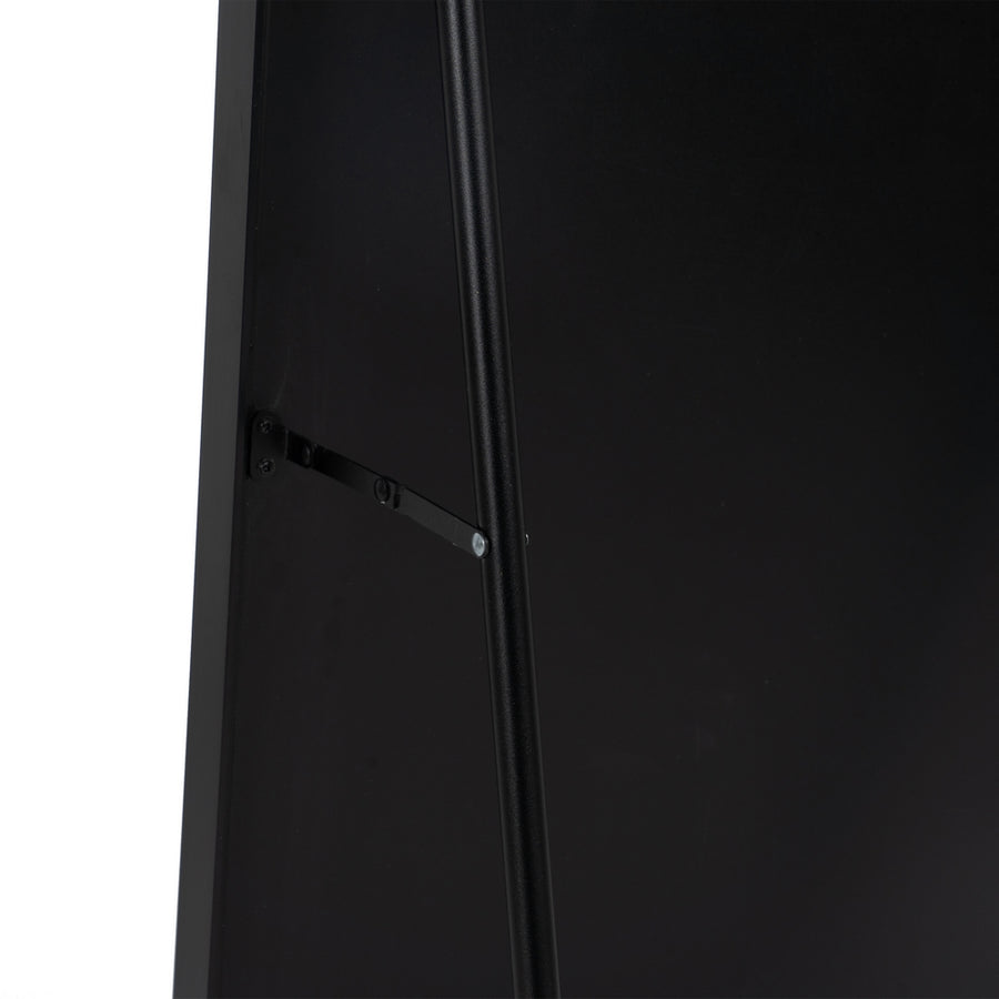 ESPEJO VESTIDOR NEGRO ALUMINIO-CRISTAL 56 X 3 X 165 CM