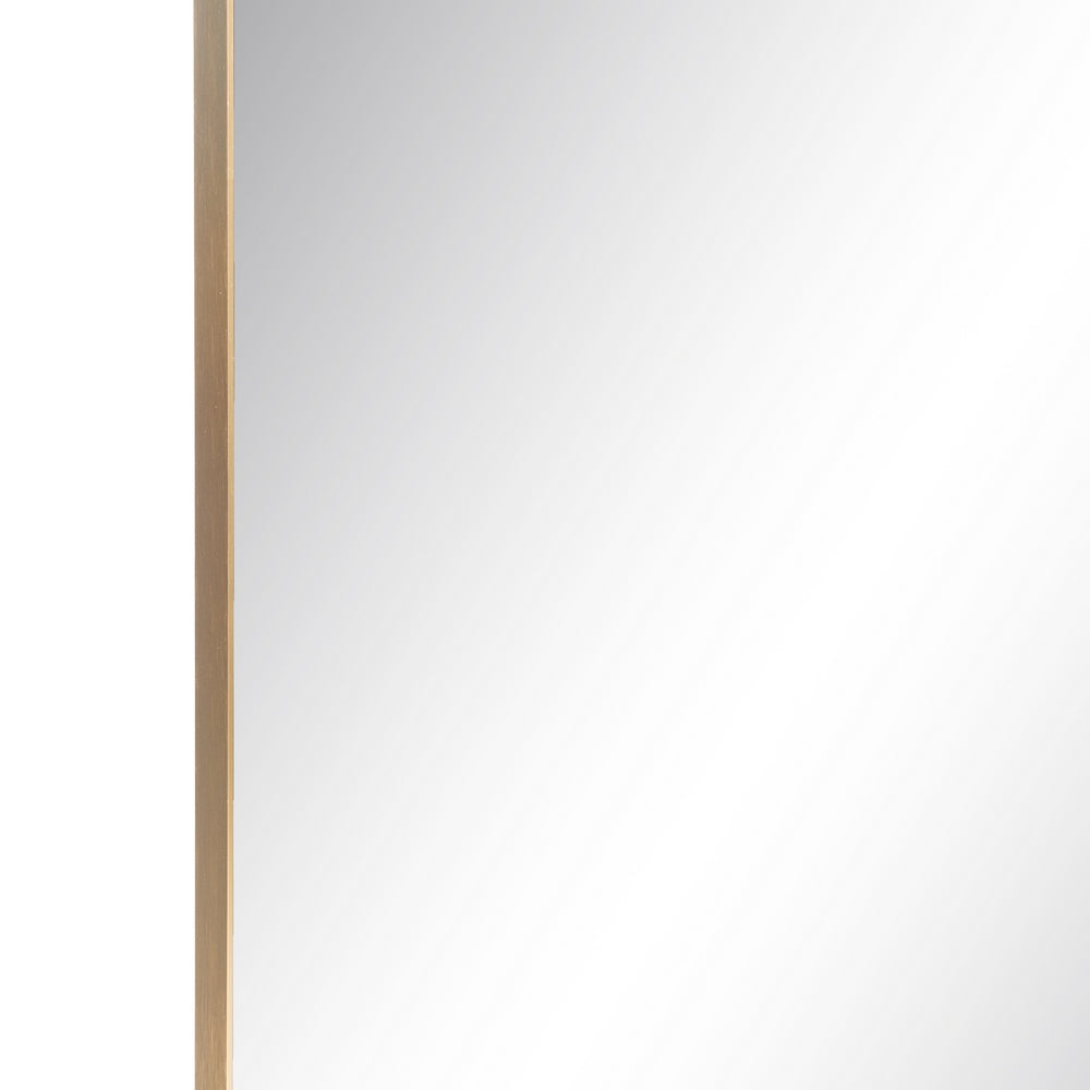 ESPEJO ORO ALUMINIO-CRISTAL DECORACIÓN 80 X 3 X 180 CM