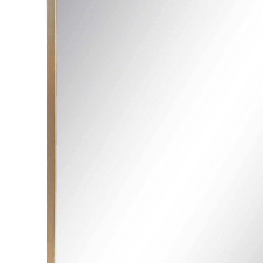 ESPEJO ORO ALUMINIO-CRISTAL DECORACIÓN 80 X 3 X 180 CM