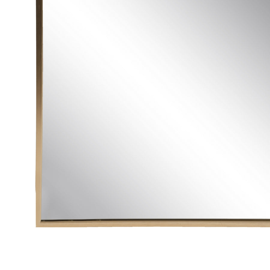 ESPEJO ORO ALUMINIO-CRISTAL DECORACIÓN 80 X 3 X 180 CM