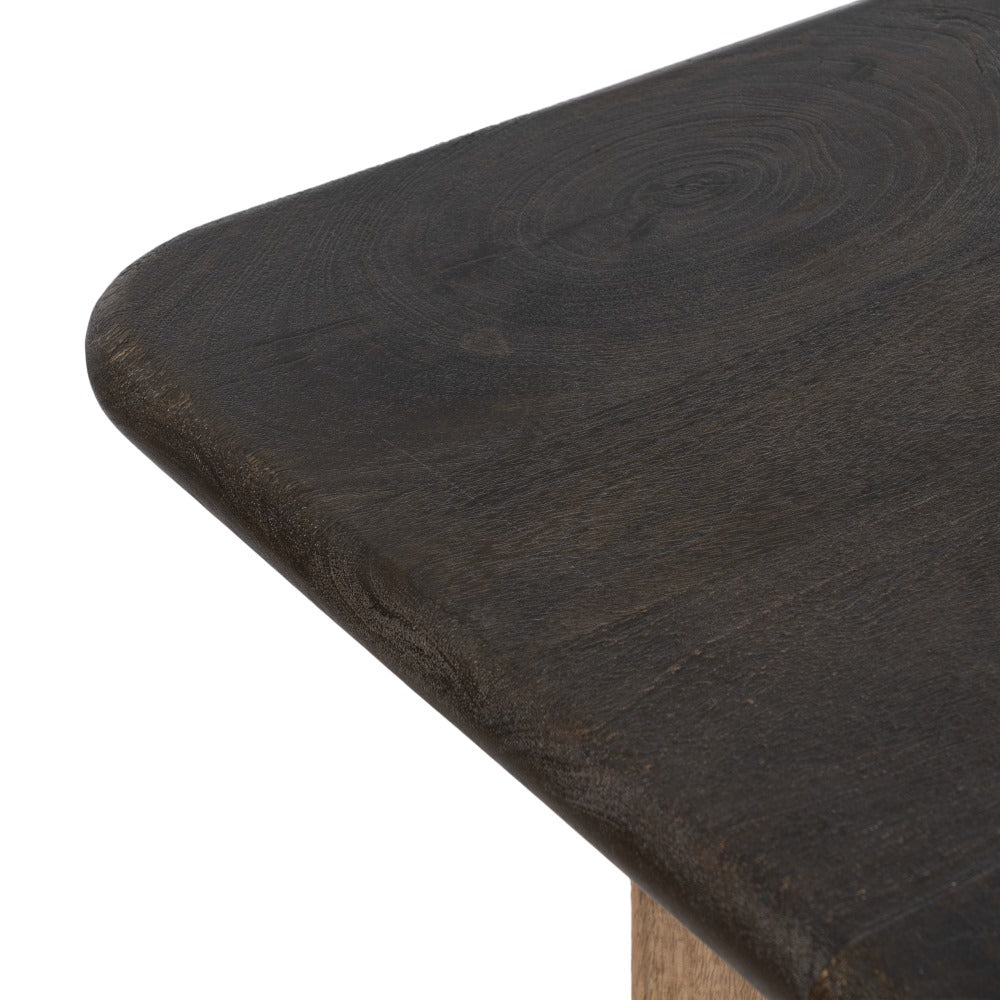NATURAL-BROWN DINING TABLE 200 X 100 X 76 CM