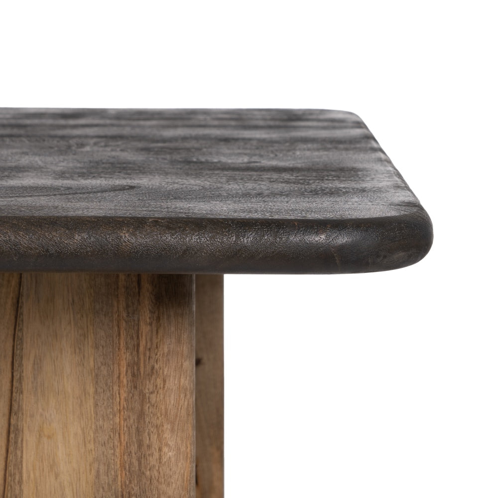 NATURAL-BROWN DINING TABLE 200 X 100 X 76 CM