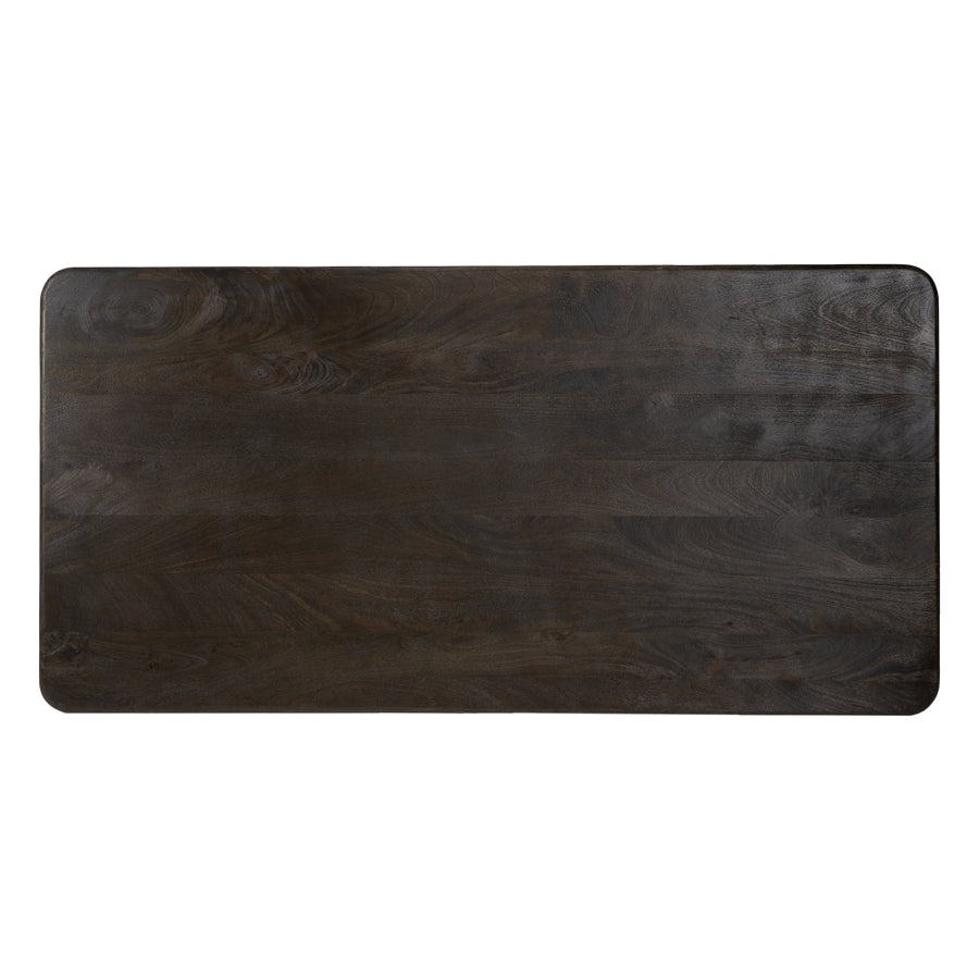 MESA COMEDOR NATURAL-MARRÓN 200 X 100 X 76 CM