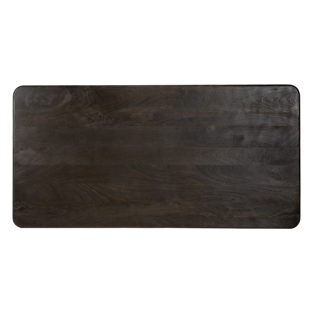 NATURAL-BROWN DINING TABLE 200 X 100 X 76 CM