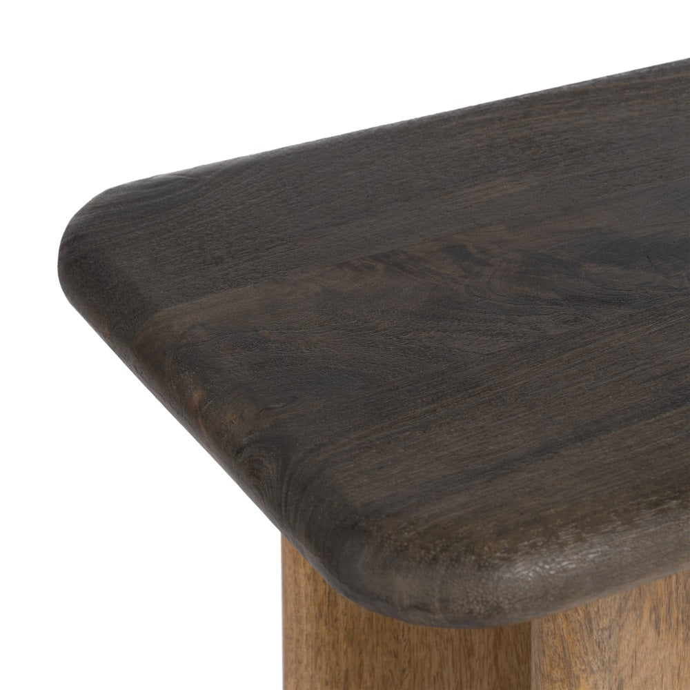 CONSOLA NATURAL-MARR�N MADERA DE MANGO 115 X 35 X 76 CM