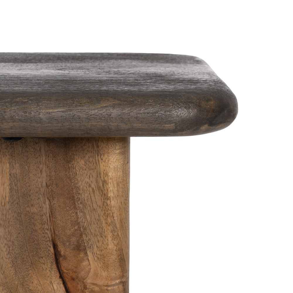 CONSOLA NATURAL-MARR�N MADERA DE MANGO 115 X 35 X 76 CM
