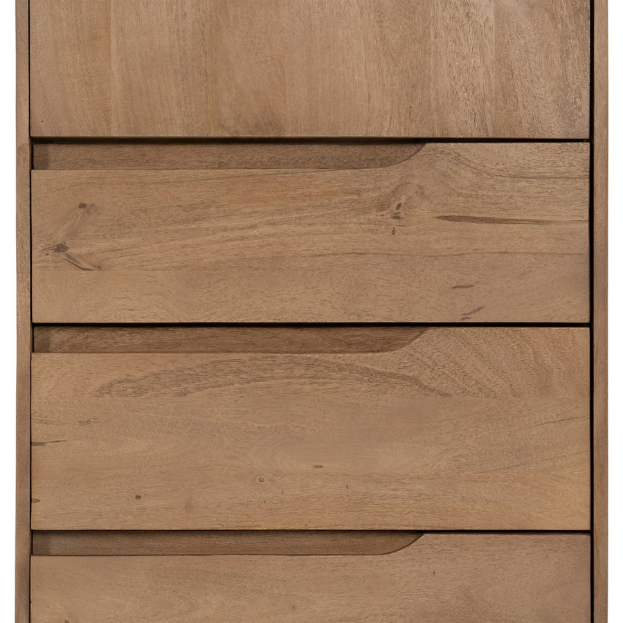 MUEBLE AUXILIAR NATURAL MADERA DE MANGO 60 X 44 X 180 CM