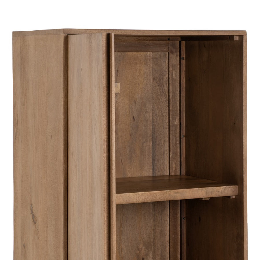 MUEBLE AUXILIAR NATURAL MADERA DE MANGO 60 X 44 X 180 CM