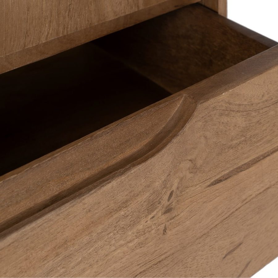 MUEBLE AUXILIAR NATURAL MADERA DE MANGO 60 X 44 X 180 CM