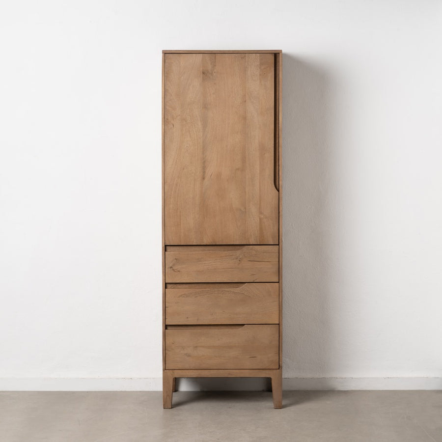 MUEBLE AUXILIAR NATURAL MADERA DE MANGO 60 X 44 X 180 CM
