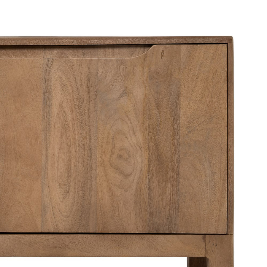 NATURAL MANGO WOOD TV CABINET LIVING ROOM 150 X 40 X 60 CM