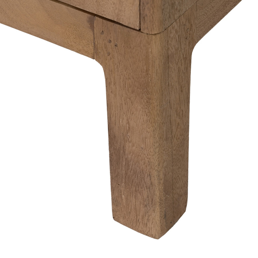 NATURAL MANGO WOOD TV CABINET LIVING ROOM 150 X 40 X 60 CM