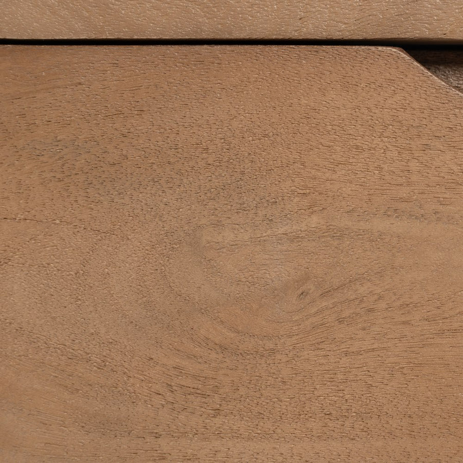 MESITA NATURAL MADERA DE MANGO 40 X 40 X 65 CM
