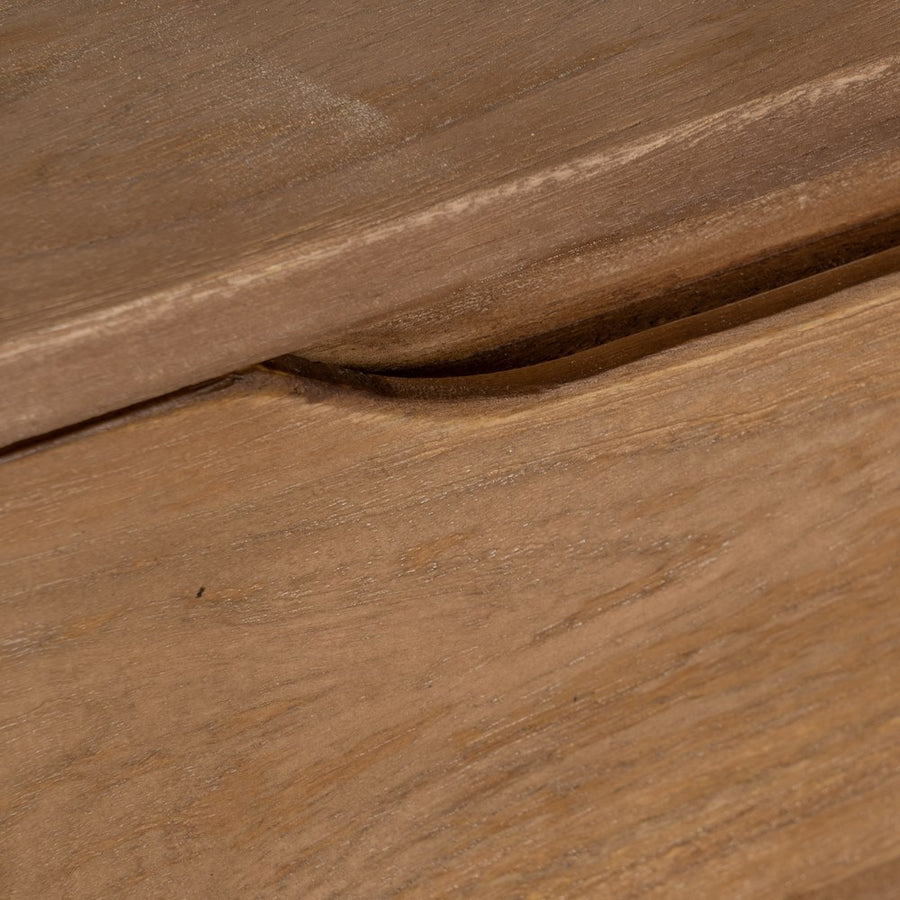 MESITA NATURAL MADERA DE MANGO 40 X 40 X 65 CM