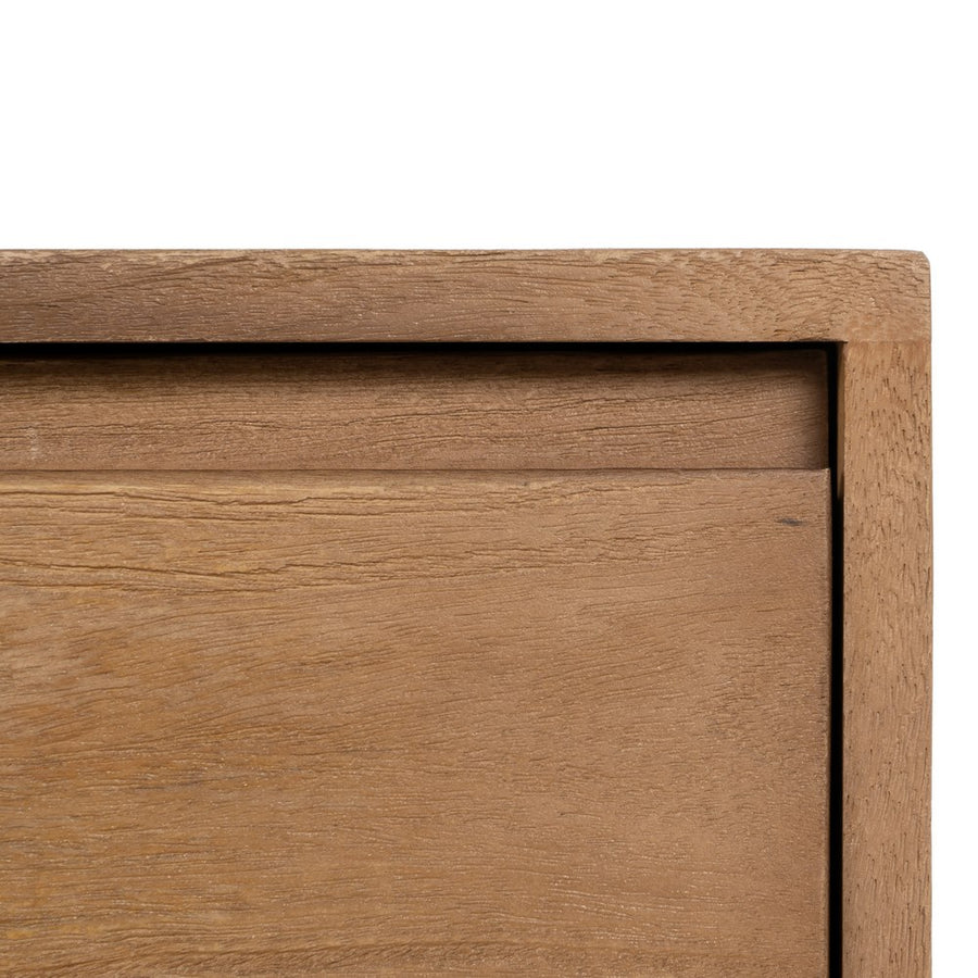 MESITA NATURAL MADERA DE MANGO 40 X 40 X 65 CM