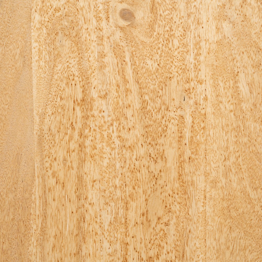MESA CENTRO NATURAL-NEGRO MADERA-HIERRO 80 X 80 X 40 CM
