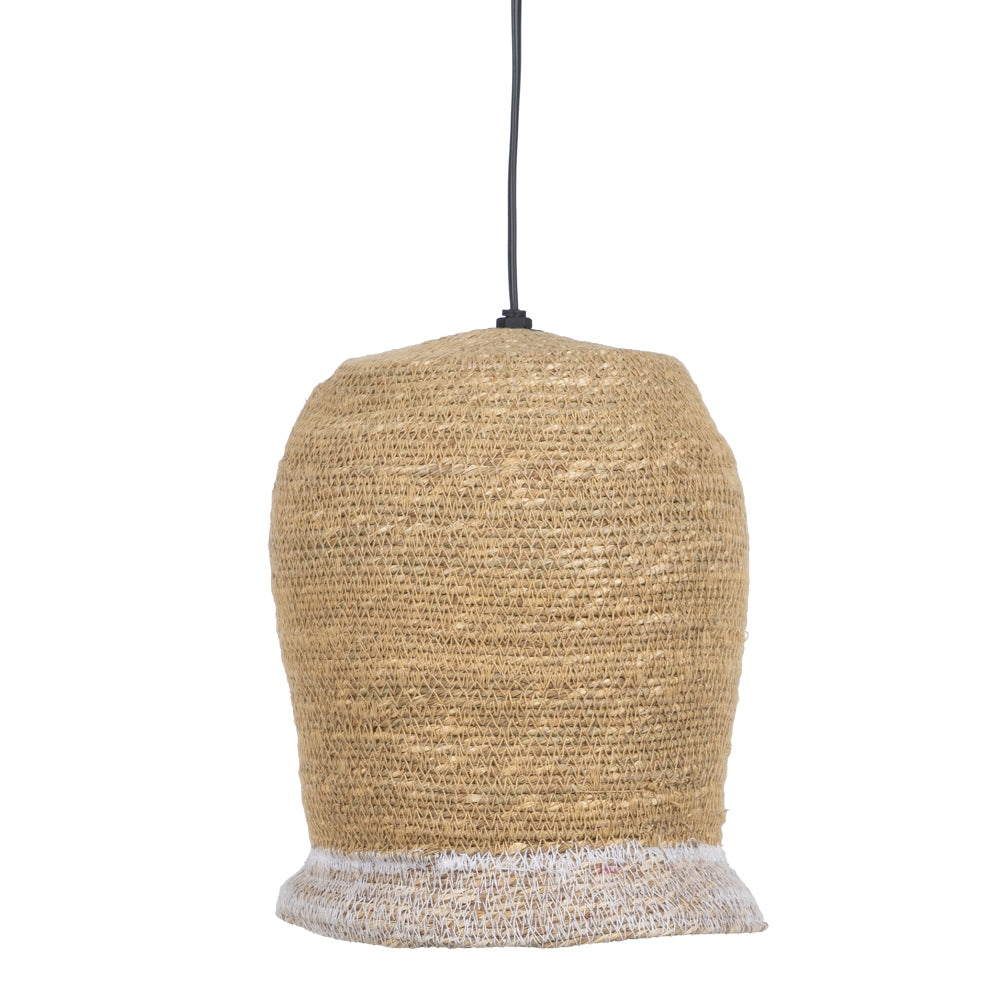 NATURAL FIBRE CEILING LAMP LIGHTING 20 X 20 X 24 CM