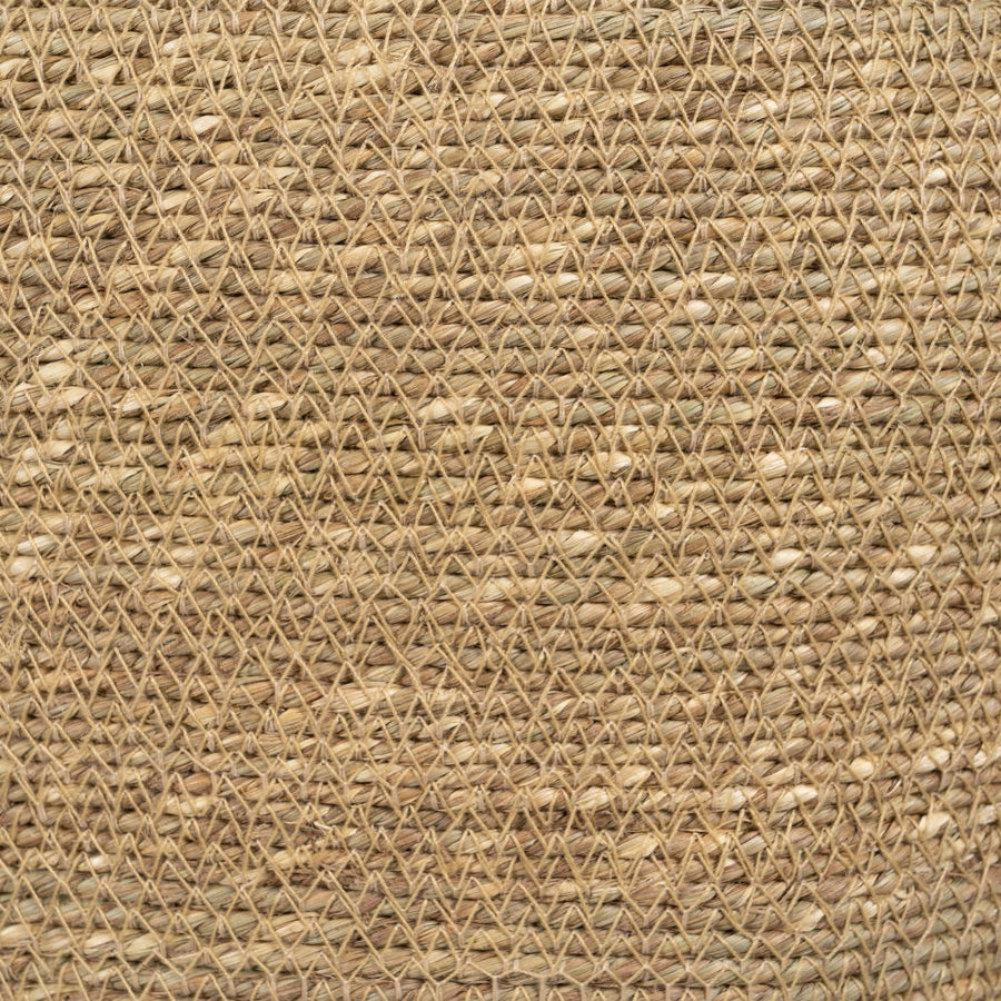 LÁMPARA TECHO FIBRA NATURAL ILUMINACIÓN 30 X 30 X 35 CM
