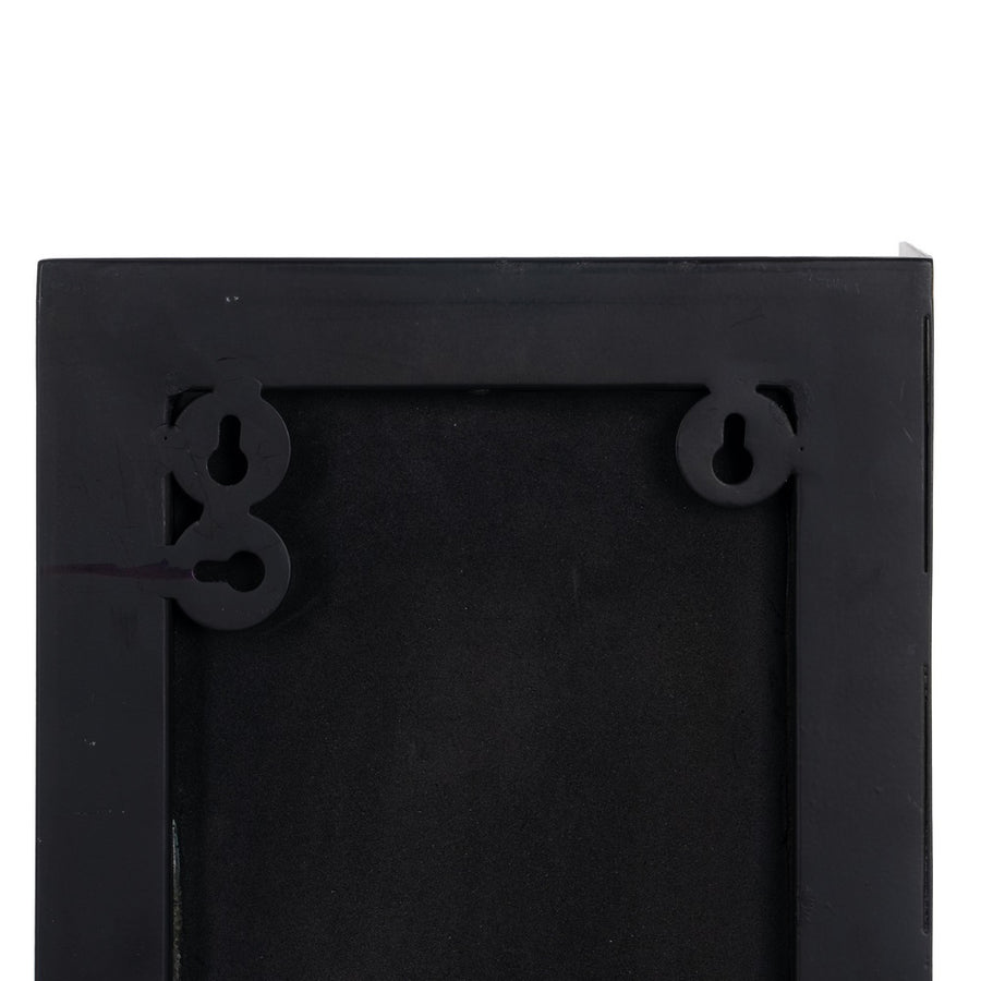 ESPEJO ESTANTE ORO-NEGRO METAL 20 X 12 X 50 CM