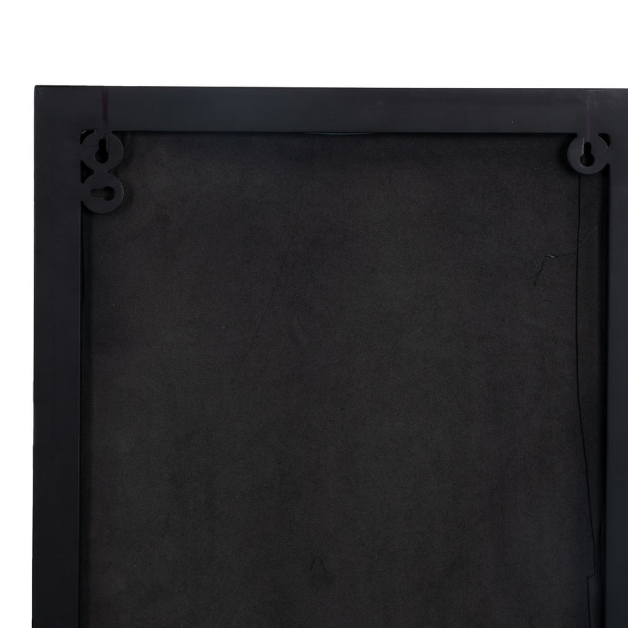 ESPEJO ESTANTE ORO-NEGRO METAL 40 X 12 X 60 CM