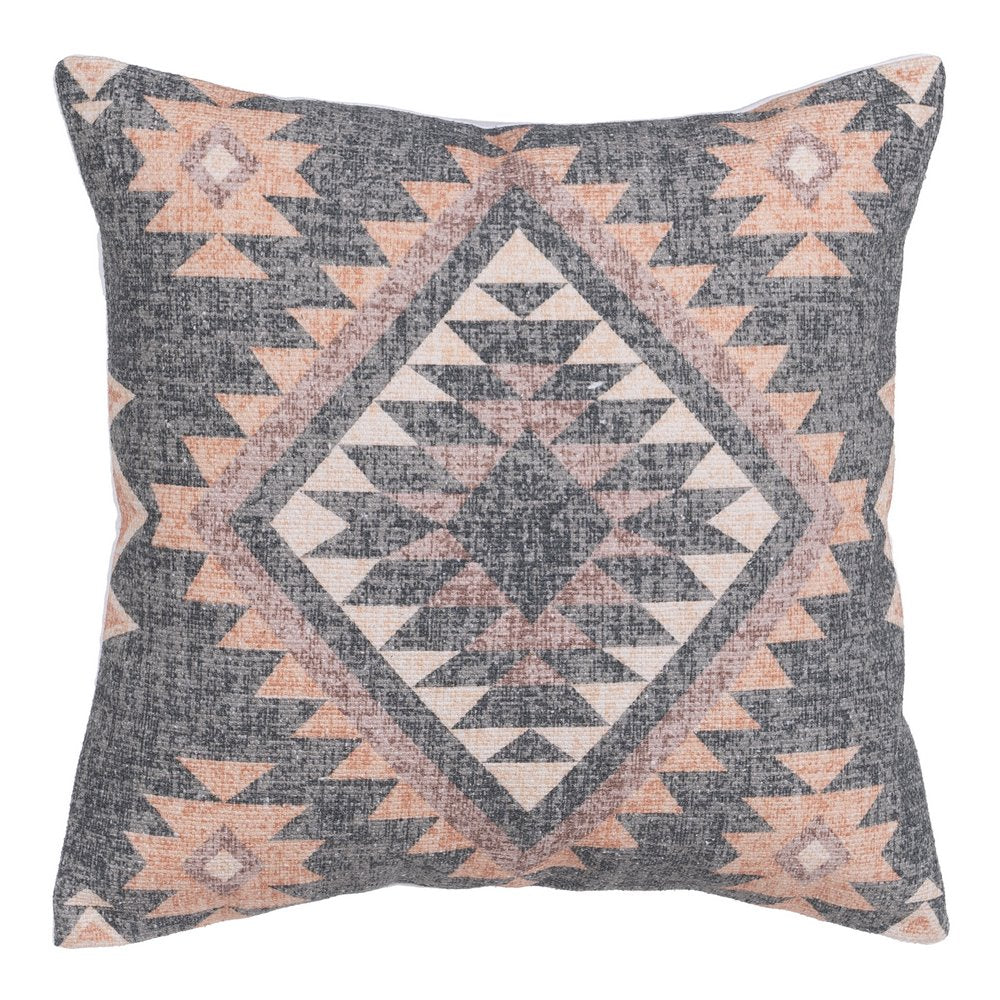 COJ�N GRIS-ROSA ALGOD�N DECORACI�N 45 X 45 CM