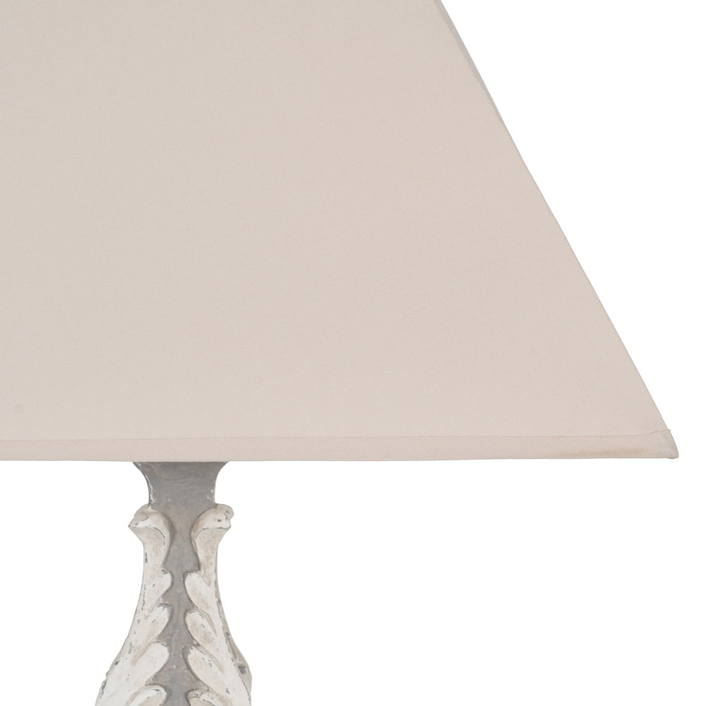 GREY RESIN-FABRIC TABLE LAMP 44 X 44 X 100 CM