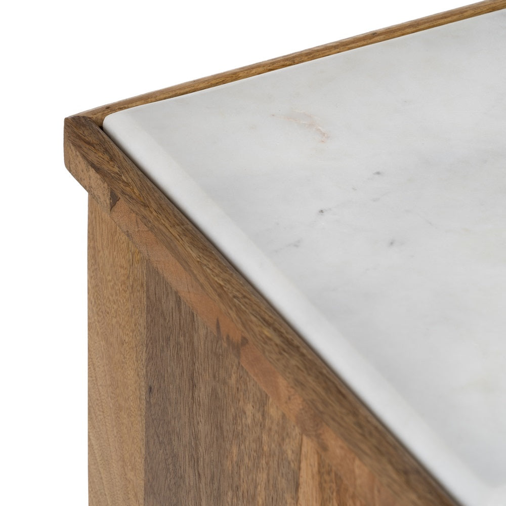 NATURAL MANGO WOOD SIDEBOARD LIVING ROOM 152 X 40 X 84.50 CM