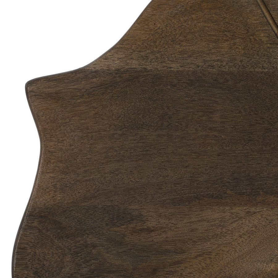 BROWN MANGO WOOD DECORATIVE MIRROR 90 X 3 X 90 CM