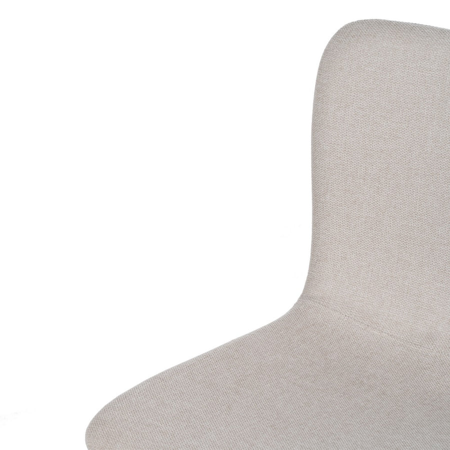 SILLA CREMA TEJIDO-METAL SALÓN 44 X 55 X 82 CM