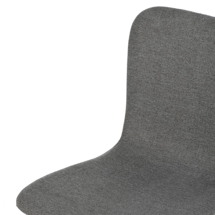 SILLA GRIS TEJIDO-METAL SALÓN 44 X 55 X 82 CM
