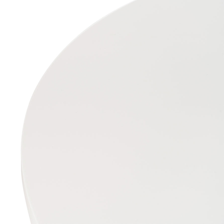 MESA COMEDOR BLANCO-NATURAL DM-METAL 120 X 120 X 76 CM