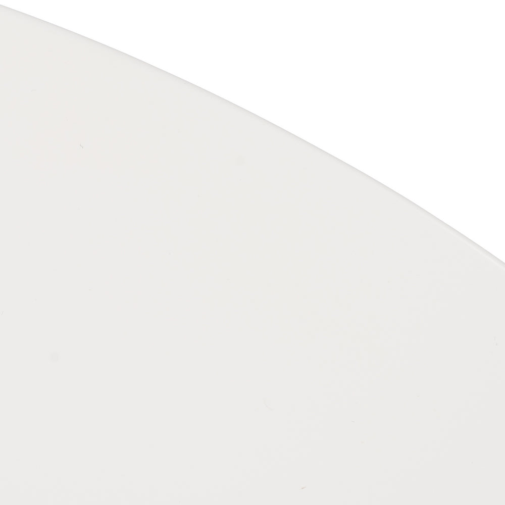 MESA COMEDOR BLANCO-NATURAL DM-METAL 120 X 120 X 76 CM