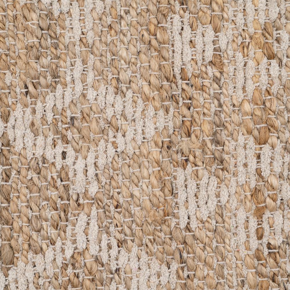 NATURAL RUG-WHITE JUTE-COTTON 160 X 230 CM