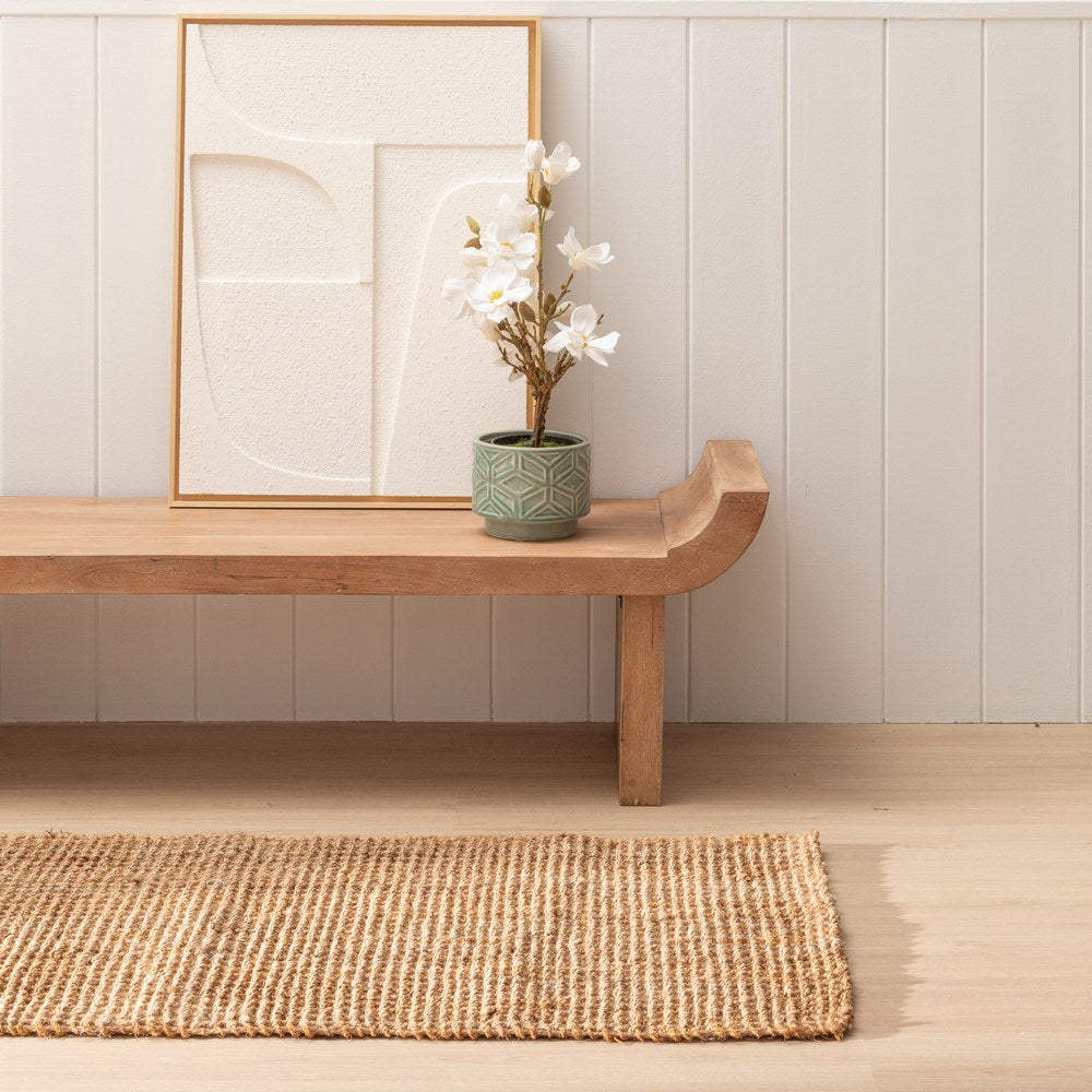 ALFOMBRA NATURAL FIBRA ALTEA DECORACIÓN 70 X 170 CM