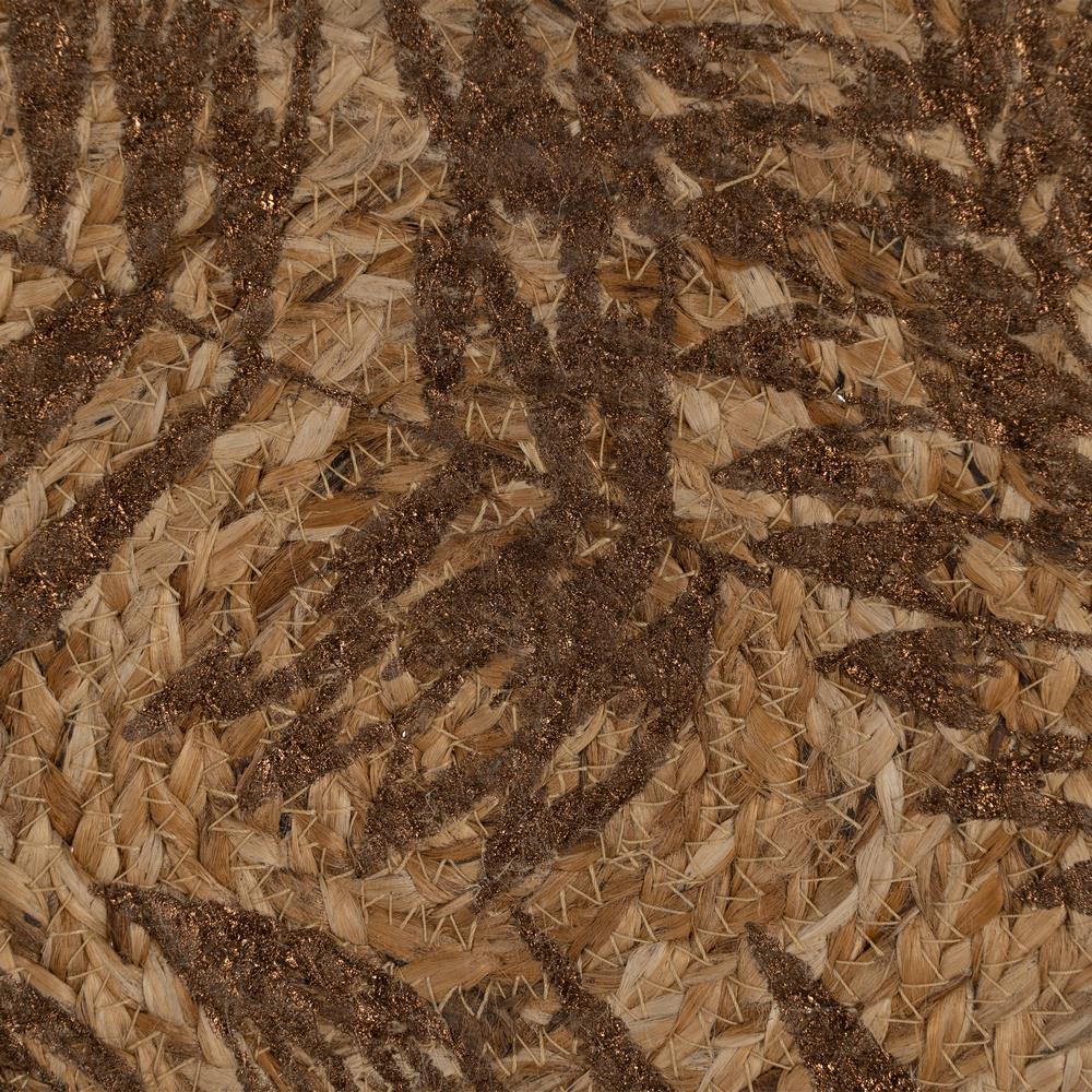 BROWN FIBER PRINTED PLACEMAT 38 X 38 CM