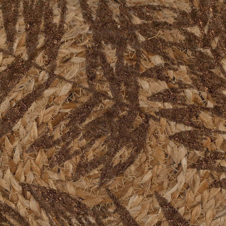 SALVAMANTEL IMPRESO MARRÓN FIBRA 38 X 38 CM